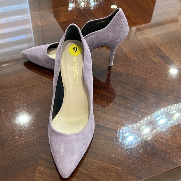 Leather suede designer high heels 👠. - Picture 3 of 6